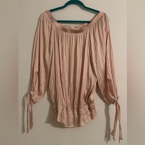 xl Blush Off-Shoulder Women's Top